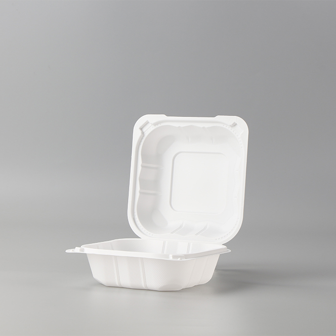 5x5" MFPP Hinged Lid Container